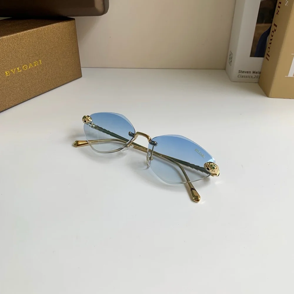 Bvlgari Serpenti Rimless Gradient Sunglasses